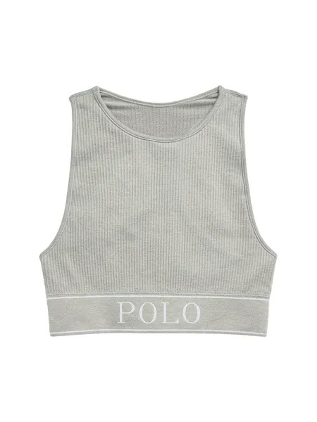 Удлиненный бюстгальтер без косточек с логотипом Polo Ralph Lauren