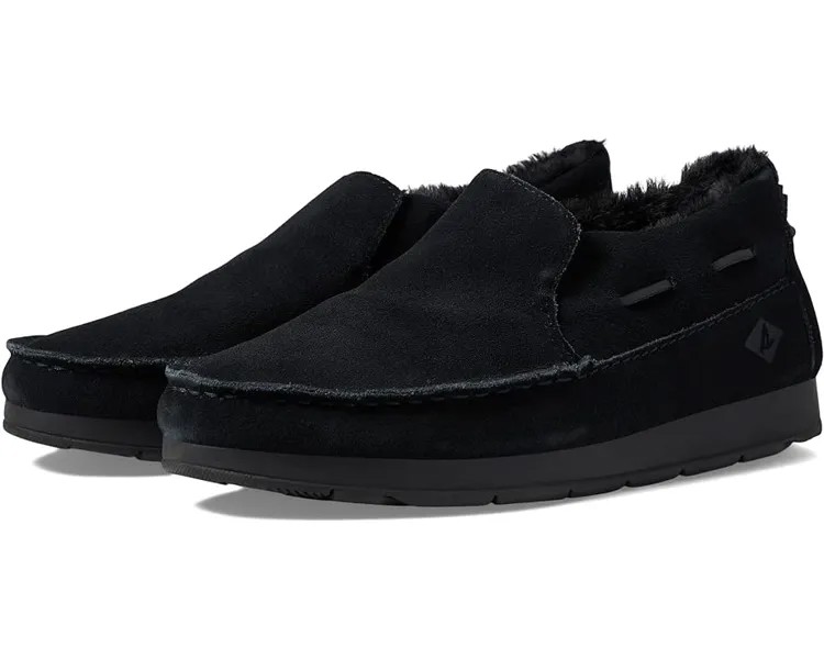 Лоферы Sperry Moc-Sider Leather, цвет Blackout