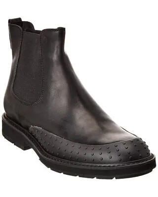 Мужские кожаные ботинки Tod S черные 8