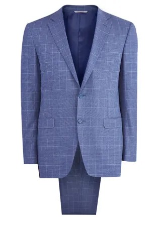 Костюм из шерстяной ткани в стиле casual