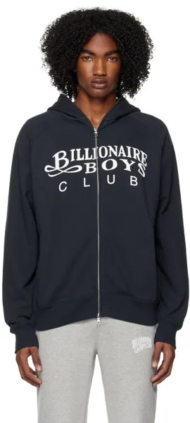 Темно-синяя толстовка с капюшоном на молнии Gentleman Billionaire Boys Club