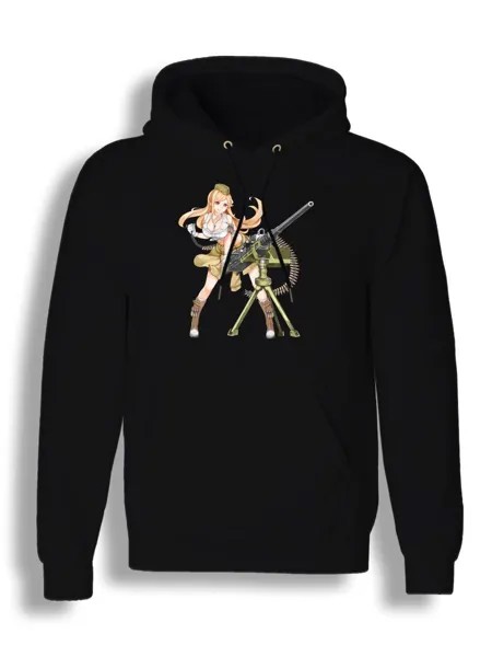 Худи унисекс СувенирShop Аниме тян/Тарков/Tarkov 22 черное XL