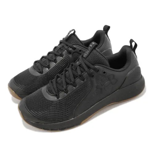 Мужские кроссовки Under Armour Charged Commit TR 3 UA Black Gum Cross Training 3023703-005