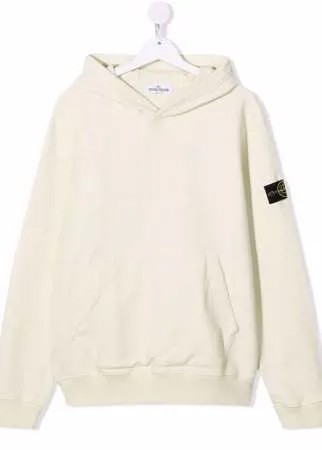 Stone Island Junior толстовка с нашивкой-логотипом