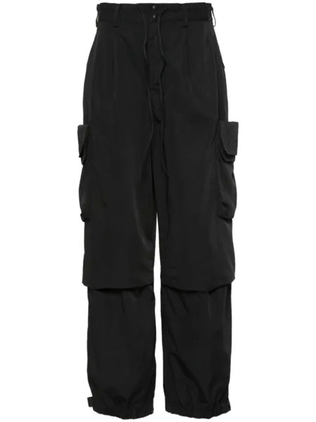 Y-3 твиловые брюки карго, черный