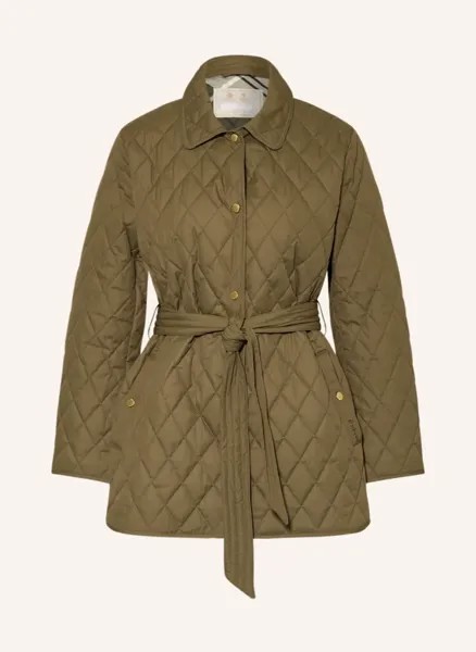 Стеганая куртка рэи Barbour, зеленый