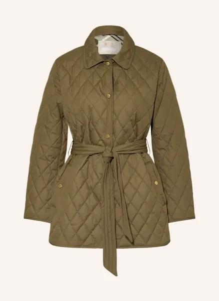 Стеганая куртка рэи Barbour, зеленый