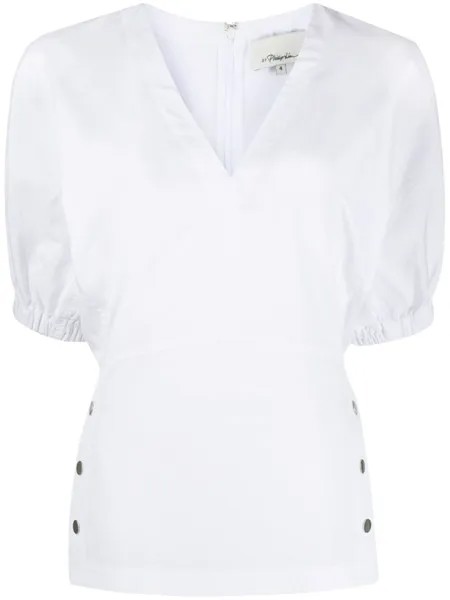 Блузка с заклепками 3.1 Phillip Lim, белый