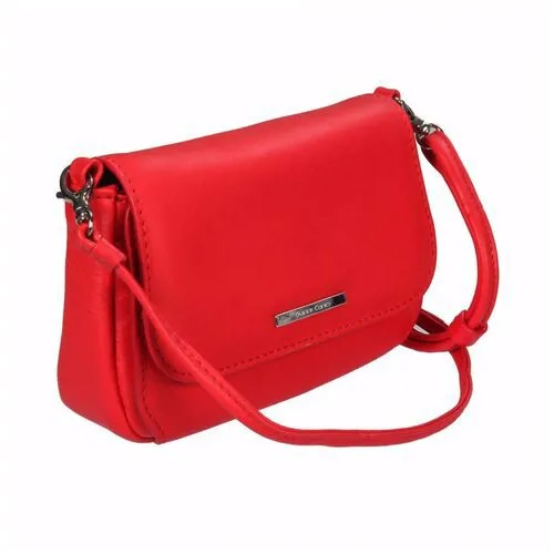 Женская кожаная сумка-клатч Gianni Conti 9505504 red