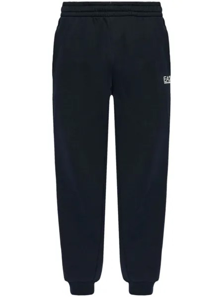 Ea7 Emporio Armani спортивные брюки с логотипом, синий