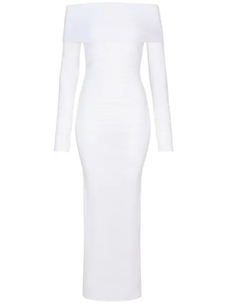 Dolce & Gabbana платье миди KIM DOLCE&GABBANA из тюля, белый