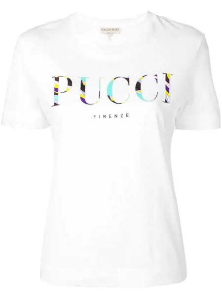 Emilio Pucci футболка Burle с логотипом