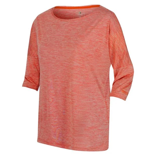 Спортивная рубашка для бега Pulser II женская неоново-персиковая без воздухопроницаемости REGATTA