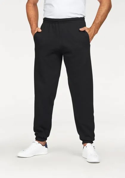 Спортивные брюки Fruit of the Loom из смесового хлопка, черный