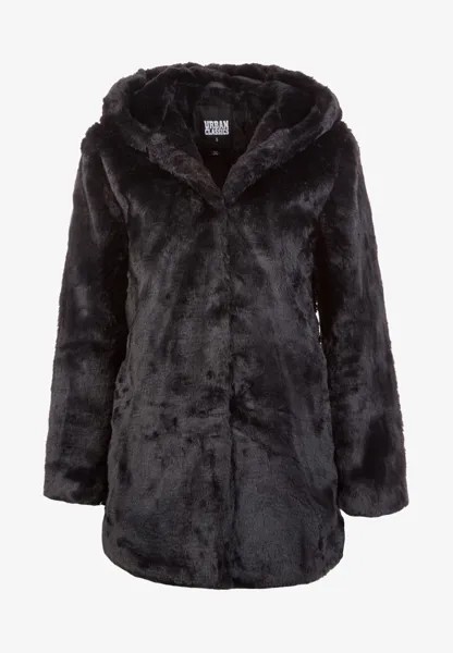 Пальто классическое Urban Classics с капюшоном, черный