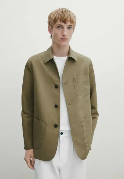 Демисезонная куртка Massimo Dutti, бежевый