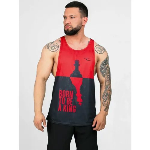 Майка спортивная Barracuda, размер XS, black/red