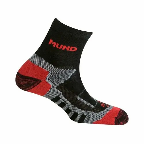 Носки Mund, размер 34-37, черный, красный