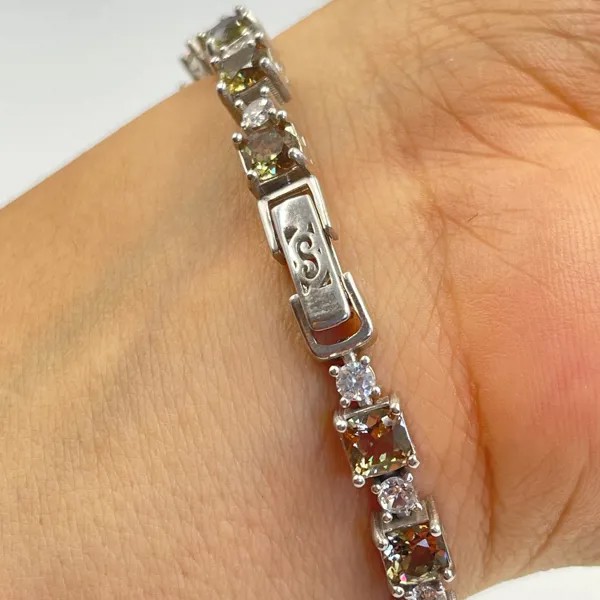 Меняющий цвет браслет Zultanite, турецкий диаспоровый драгоценный камень, меняющий цвет, подарок для женщин