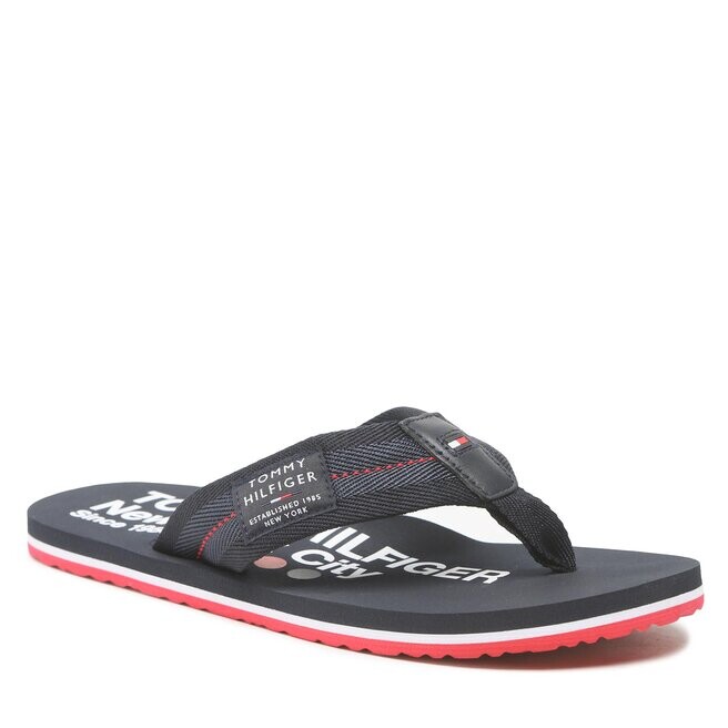 Шлепанцы Tommy Hilfiger PatchBeach Sandal, темно-синий