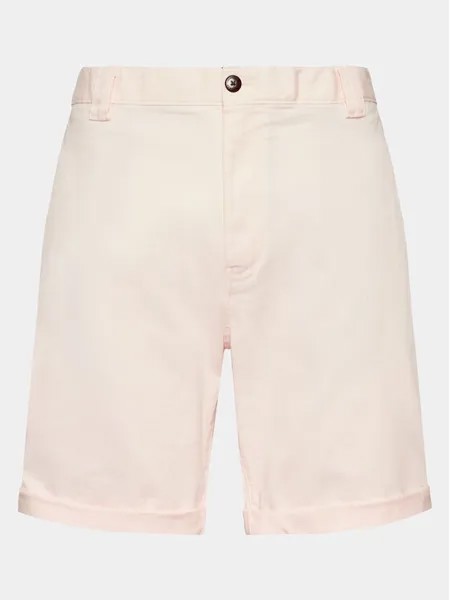 Тканевые шорты узкого кроя Tommy Jeans, розовый