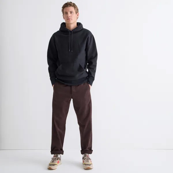 Толстовка с капюшоном из флиса Heritage 14 унций J.Crew, черный