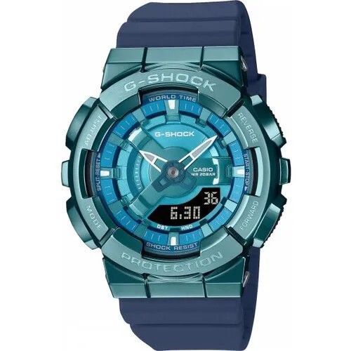 Наручные часы CASIO G-Shock GM-S110LB-2A, бирюзовый, голубой
