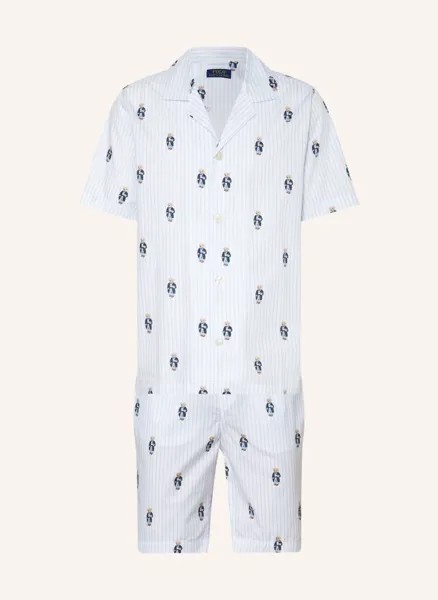 Короткая пижама Polo Ralph Lauren, белый