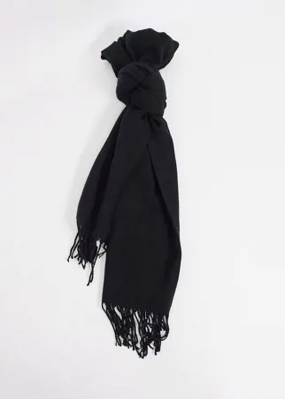 Черный шарф Jack & Jones-Черный цвет