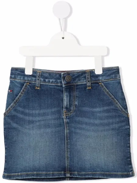Tommy Hilfiger Junior короткая джинсовая юбка