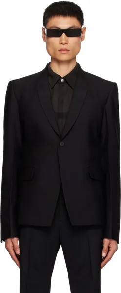 Черный мягкий пиджак 73CMS Rick Owens