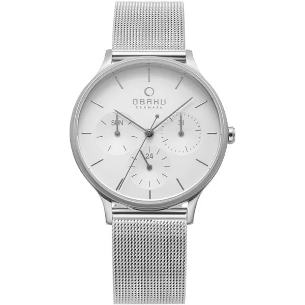 Наручные часы женские Obaku V212LMCIMC серебристые
