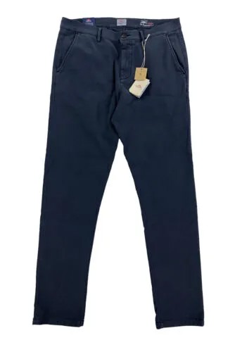 НОВЫЕ мужские брюки чинос Faherty Stretch Terry, окрашенные в готовом виде, темно-синие, размер 32