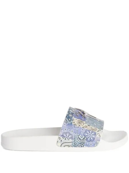 Giuseppe Zanotti шлепанцы Brett, белый