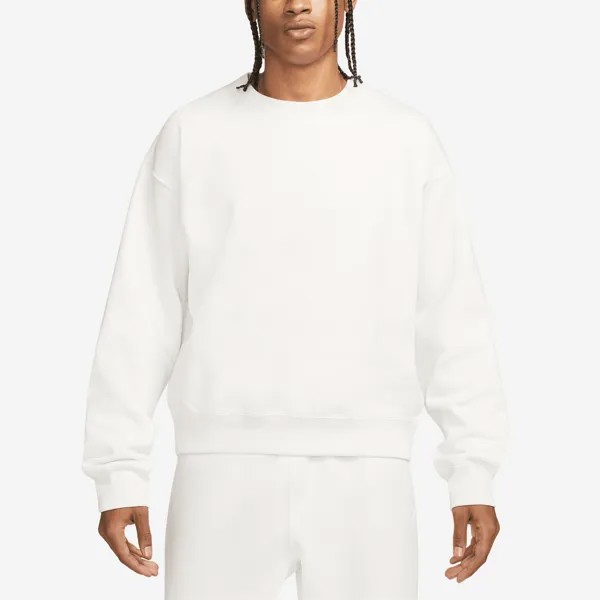 Свитшот мужской Nike Solo Swoosh белый L