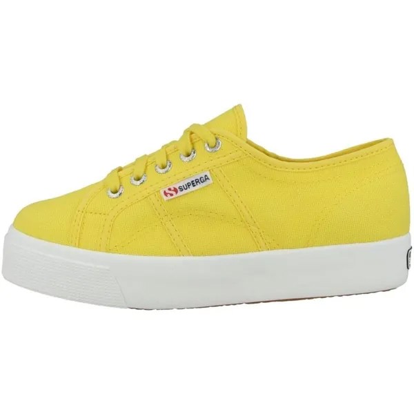 Низкие кеды 2730 Cotu женщины SUPERGA, цвет gelb