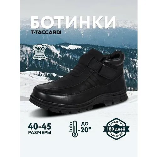 Ботинки T.Taccardi, размер 43, чёрный