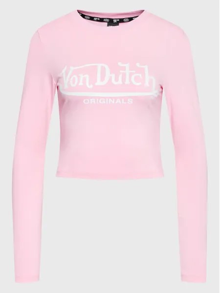 Узкая блузка Von Dutch, розовый