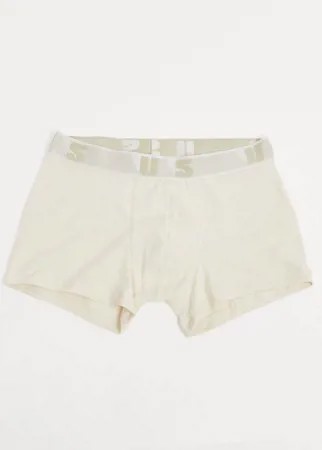 Бежевые боксеры-брифы ASOS Unrvlld Supply-Neutral