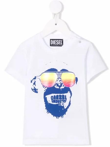 Diesel Kids футболка с графичным принтом