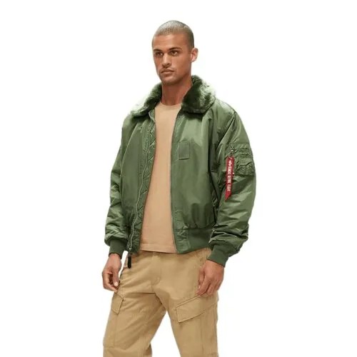 Бомбер ALPHA INDUSTRIES B-15 Flight Jacket, размер XXL, sage
