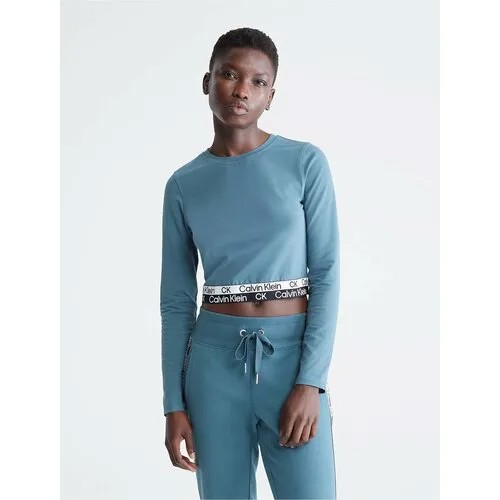 Лонгслив CALVIN KLEIN, размер L, синий