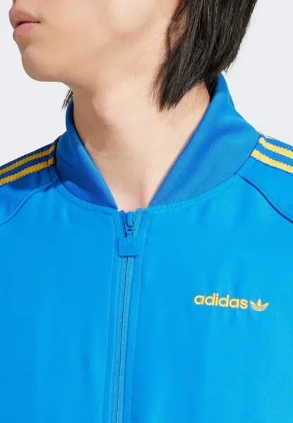 Бомбер SUPERSTAR TRACK adidas, синий