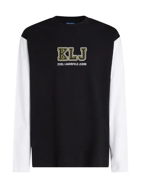 Лонгслив Karl Lagerfeld Jeans, черный