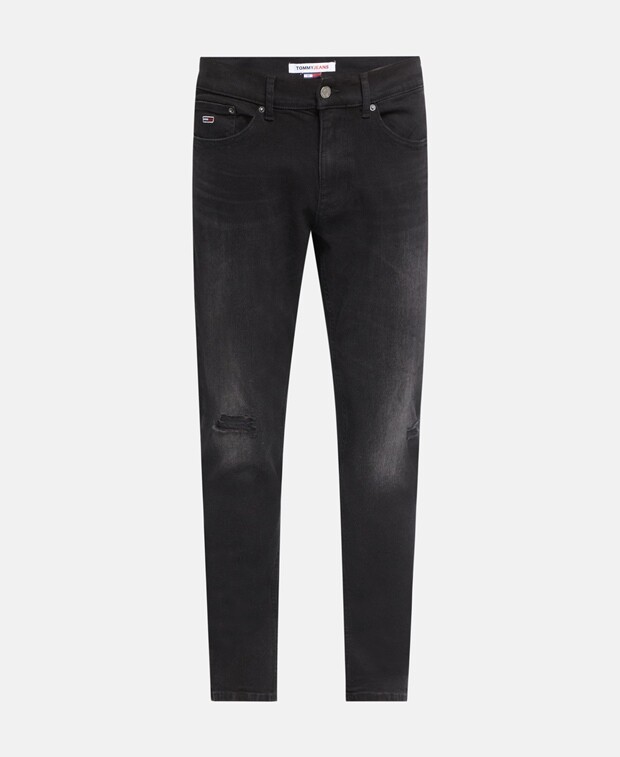 Джинсы узкого кроя Tommy Jeans, черный