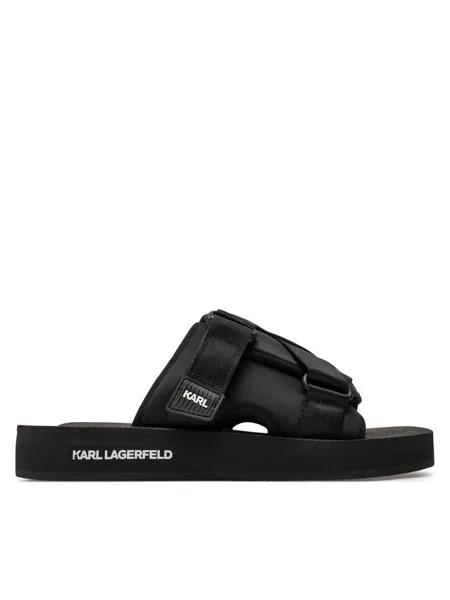 Шлепки KARL LAGERFELD, черный