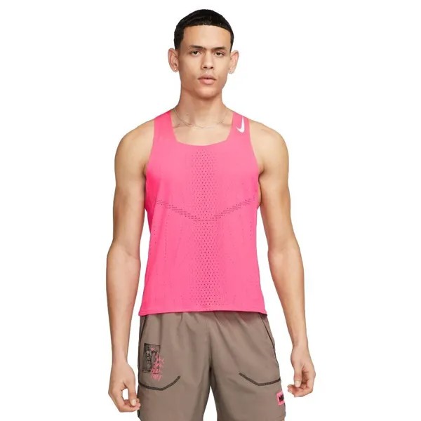 Мужская розовая майка для бега Nike Dri-FIT ADV AeroSwift DM4624-639