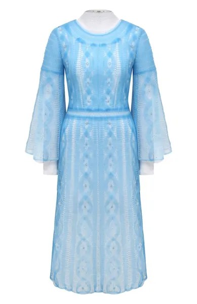 Комбинированное платье Fendi