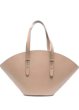 Brunello Cucinelli объемная сумка-тоут с логотипом