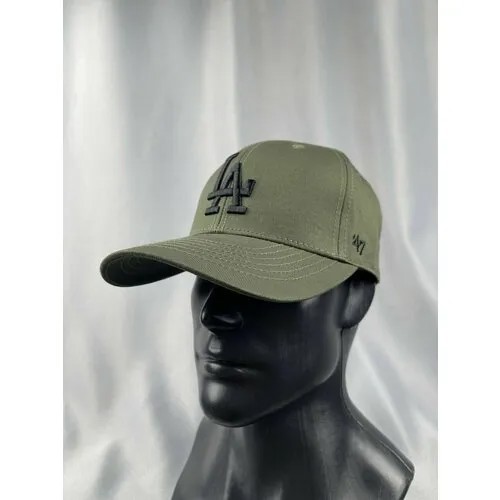 Бейсболка '47 Brand Бейсболка мужская женская НЮ, ЛА, размер 56-58, хаки